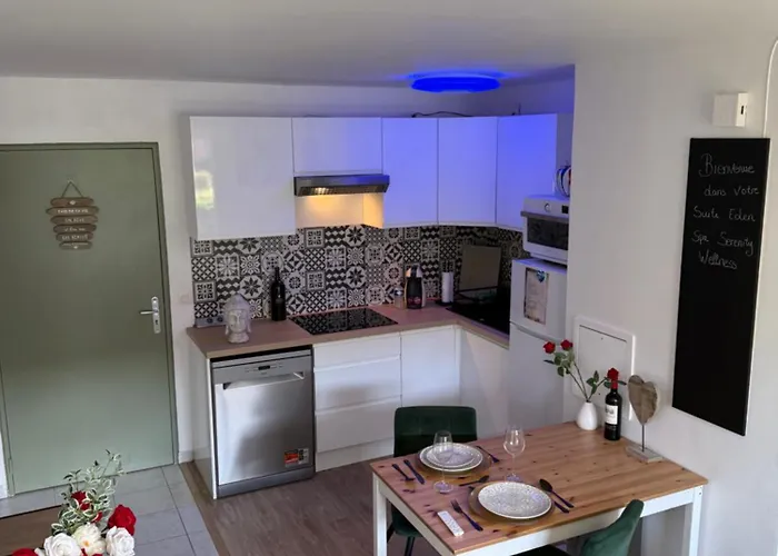 Eden Spa, Bien , Patio De Standing Barbecue - Tv Xl Cinésport, Lit Q-size, Wifi, P-gratuit En Résidence